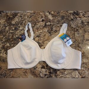 Vanity Fair Minimizer Bra 42C White Nwt